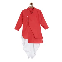 NIRVAAN Boys Regular Pure Cotton Kurta with Dhoti Pants-picture-54