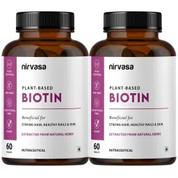 Nirvasa Plant-Based Biotin,  60 tablet(s)  Unflavoured (Pack of 2) -picture-17