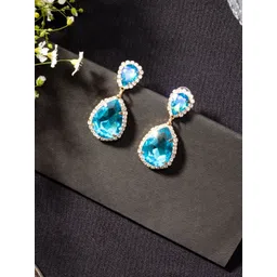 Niscka Silver Plated Stud Earrings-picture-17