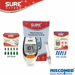 niscomed Sugar Testing Machine With 200 Strips Glucometer-picture-36