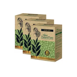 Nisha Pack of 3 Nature Mate Henna Based Hair Colour 180gm - Natural Black-picture-30