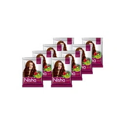 Nisha Set of 10 Brown Henna Based Hair Color 15gm each-picture-28