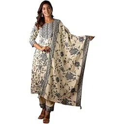 nishabd Women's Rayon Printed Kurta with Palazzo & Dupatta-picture-29