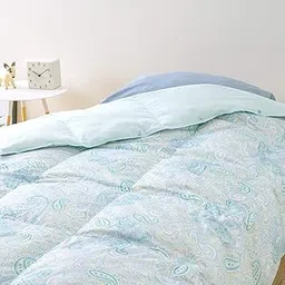 nishikawa KE09005501B Skin Comforter, Single, Washable, Double Layer, Gauze Lining, 100% Cotton, Skin-friendly, Soft, Smooth, Plush, Moisture Absorbent, Blue-picture-18