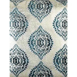 NISRAG HOME Blue & Beige Ethnic Motifs Velvet Cushion Covers image 2