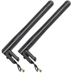 NISTECH 3dbi Rubber Duck Whip Omni WiFi Antenna (Pack of 2) WiFi 2.4GHz 5GHz 5.8GHz UFL Connector/IPEX 1.13 Cable NRFA011-18-picture-22