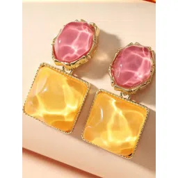 Nitant Women Alloy Artificial Stones Contemporary Earrings-picture-18