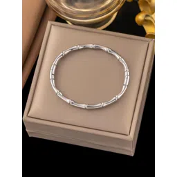 Nitant Women Silver-Plated Bangle-Style Bracelet-picture-16
