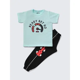 Nite Flite Boys Printed Night suit-picture-17