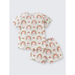 Nite Flite Girls Conversational Printed Pure Cotton Night suit-picture-17