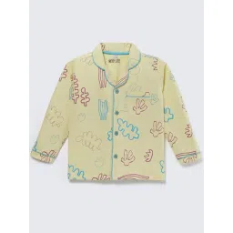 Nite Flite Girls Multicolor Printed Cotton Regular Fit Nightsuits-picture-17