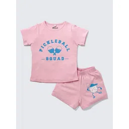 Nite Flite Girls Typography Printed Night suit-picture-32