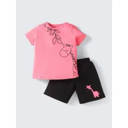 Nite Flite Kids Multi Cotton Printed Top and Shorts-picture-28