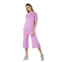 Nite Flite Purple T-Shirt With Capris-picture-13