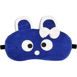 Nitsha Silk Super Soft Cute Sleeping Eye Mask Comfortable Sleep Eye Mask For Men Women Girls Kids Boys-M.No-52,Blue-picture-45
