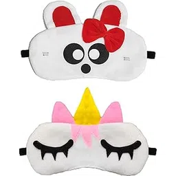 Nitsha Super Soft Cute Unicorn and Baby doll Sleeping Eye mask for Men Women Girl Boy M.No.55-35-picture-36