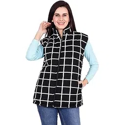 niue Women's Winter Sleeveless Hooded Jacket(Black,Medium)-picture-53