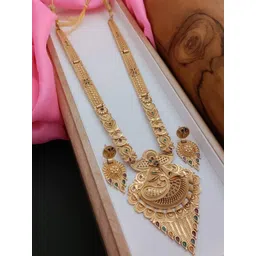niva fashion Gold-Plated Brass Jewellery Set-picture-23