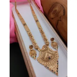 niva fashion Gold-Plated Brass Jewellery Set-picture-18