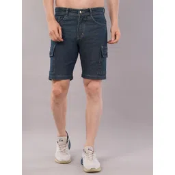 NIVASU Men Denim Cargo Shorts-picture-30