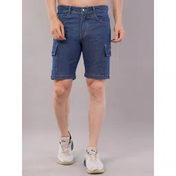NIVASU Men Denim Cargo Shorts-picture-28