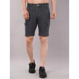 NIVASU Men Denim Cargo Shorts-picture-33