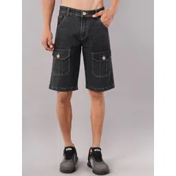 NIVASU Men Denim Cargo Shorts-picture-34