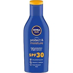 NIVEA Men & Women Sun Protect And Moisture 75Ml Spf 30 Advanced Sunscreen For Instant Protection For Normal Skin| Pa++ UVA - UVB Protection System| Water Resistant| Pack Of 1-image-47