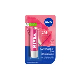 Nivea Caring Lip Balm - Watermelon Shine 24h Moisture with Natural Oils, Pink Shine 4.8 g-picture-40