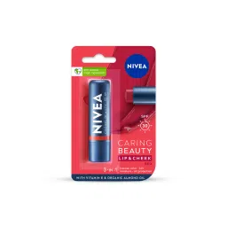 Nivea Lip Caring Beauty Red Lip Balm With SPF 30-picture-15