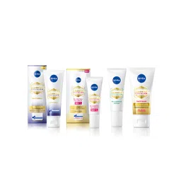 Nivea Luminous Even Glow Combo - Day 10ml + Night Cream 40ml + Serum 10ml + Face Wash 50ml-picture-16