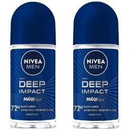 nivea Men Deep Impact Deodorant Roll-On 50ML Each (Pack of 2) Deodorant Roll-on-For Men-picture-25