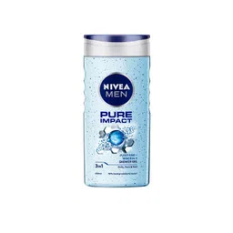 Nivea Men Pure Impact Shower Gel - Purifying Micro Particles for Body- Face & Hair 250 ml-picture-10