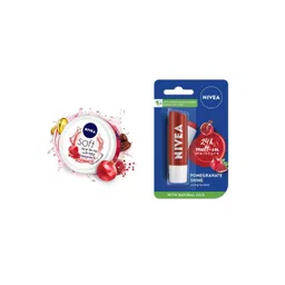 Nivea Peppy Pomegranate Combo - Moisturising Cream 200ml & Lip Balm 4.8g-picture-13