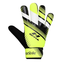 NIVIA Air Strike Goal Keeper Gloves Size M- Green-picture-10