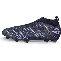 nivia Carbonite 6.0 pro Football Studs for Men, PVC Synthetic Leather Upper, High Shear Strength TPU Sole, Knitted Collar Rib-picture-19
