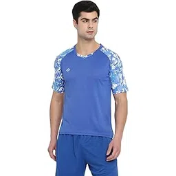 nivia Power Strike Badminton Regular Fit T-Shirt for Men, Badminton Shirt, Badminton wear, Tennis Regular Fit T-Shirt, Sports Regular Fit T-Shirt, Running Regular Fit T-Shirt, Gym wear-picture-18
