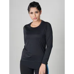 NIVIA Women Black Moisture Wicking T-shirt-picture-40