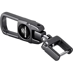 NIVIZEN 360 Degree Rotating Heavy Duty Metal Car Keychain For Suzuki/Desire/Swift/Baleno/Brezza/Wagonr/Alto/Ciaz, Black-picture-17