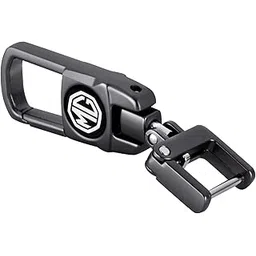 NIVIZEN Heavy Duty Metal Car Keychain Compatible for MG Cars | Suitable for Hector, Astor, Gloster & All Models | Stainless Steel Key Fob Accessories | Durable Black Colour Key Ring-picture-14