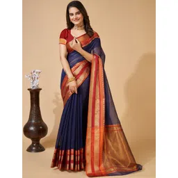 NIWAA Woven Design Zari Handloom Saree-picture-38