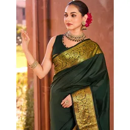NIWAA Woven Design Zari Pure Silk Handloom Banarasi Saree-picture-28