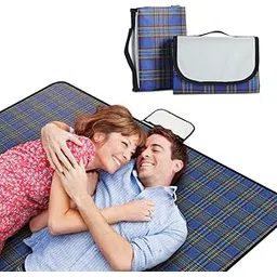 NIWRT Waterproof Polyester and PVC Camping and Outdoor Foldable Sleeping Picnic Mat (Blue, 6 x 5 Feet)-picture-10