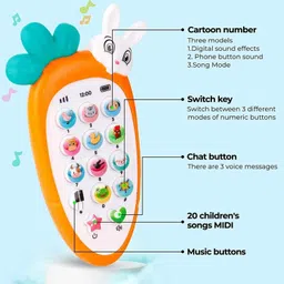 nkpr Smart Rabbit Phone Kids, Musical Sound Toys, Best Gift For Kids_NK16-picture-15