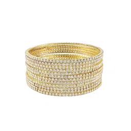 NMII Set Of 12 Crystals-Studded Bangles-picture-35