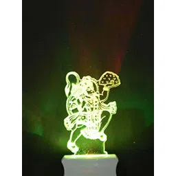 NMII Transparent 3D Illusion Lord Hanuman Printed Night Lamp-picture-26