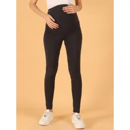 NoBarr Comfort-Fit Ankle Length Maternity Leggings-picture-41