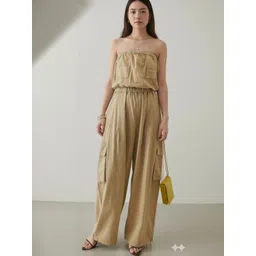 NoBarr Off-Shoulder Basic Jumpsuit image 1