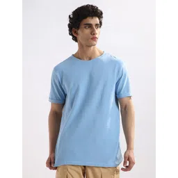 NOBERO Men Comfort Pique Solid Round Neck T-shirt-picture-23