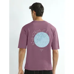 NOBERO Men Graphic Printed Oversized Cotton T-shirt-picture-18